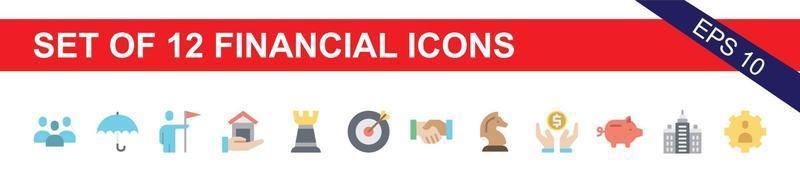 12 Simple Set of Finance Related Vector Line Icons. Contains such Icons as Taxes, Money Management, Handshake and more. Editable Stroke. 48x48 Pixel Perfect.