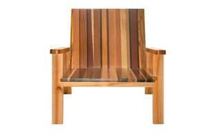 Bealtiful wood armchair modern designer photo