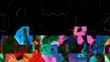 Geometric Abstract Pattern Digital Rendering photo