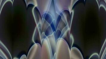 Wavy Vibrant Abstract Background Digital Rendering photo