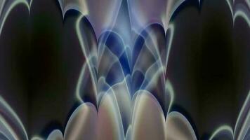 Wavy Vibrant Abstract Background Digital Rendering photo