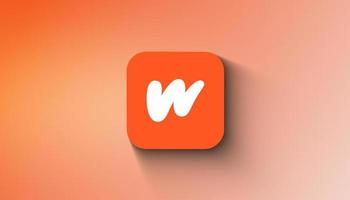 illustration Wattpad application is displayed on gradient background photo