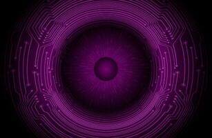 Modern Holographic Circle on Technology Background vector