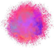 Beautiful colorful soft watercolor splash vector