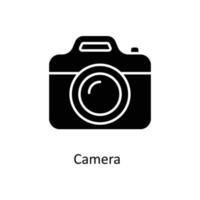 Camera  Vector  Solid Icons. Simple stock illustration stock