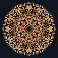 Decorative elements luxury ornament pattern gradient mandala design vector