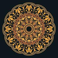 Decorative elements luxury ornament pattern gradient mandala design vector