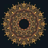 Decorative elements luxury ornament pattern gradient mandala design vector