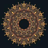 Decorative elements luxury ornament pattern gradient mandala design vector