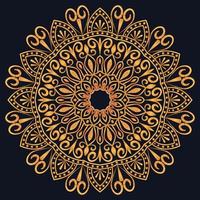 Decorative elements luxury ornament pattern gradient mandala design vector