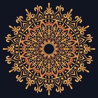 Decorative elements luxury ornament pattern gradient mandala design vector