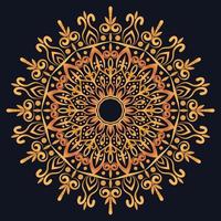 Decorative elements luxury ornament pattern gradient mandala design vector