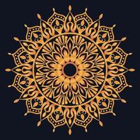 Decorative elements luxury ornament pattern gradient mandala design vector