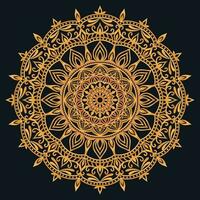 Decorative elements luxury ornament pattern gradient mandala design vector