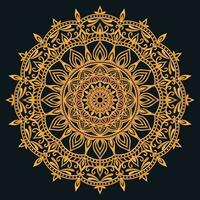 Decorative elements luxury ornament pattern gradient mandala design vector