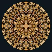 Decorative elements luxury ornament pattern gradient mandala design vector