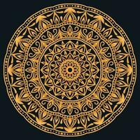 Decorative elements luxury ornament pattern gradient mandala design vector