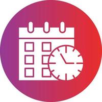 Vector Design Schedule Icon Style