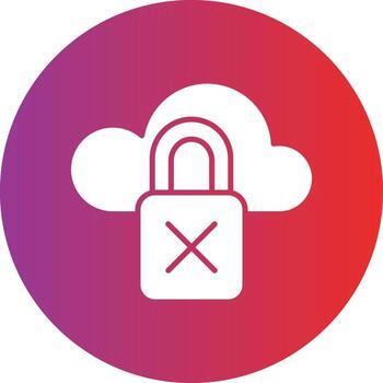 Vector Design Unsecure Icon Style