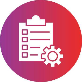 vector diseño trabajo lista icono estilo