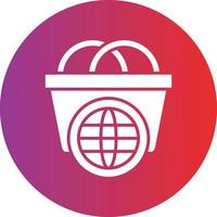 Vector Design Worldwide Shopping Icon Style