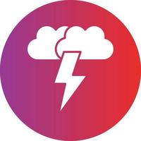 vector diseño tormenta icono estilo