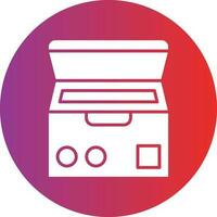 Vector Design Deep Freezer Icon Style