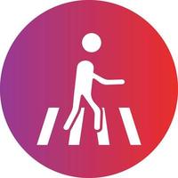 Vector Design Pedestrian Icon Style