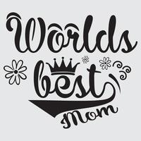 Mother's day lettering design vector