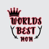 Mother's day lettering design vector