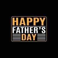 Father's day typography t shirt design vector