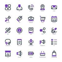 Mobile App icon pack for your website design, logo, app, and user interface. Mobile App icon mixed line and solid design. Vector graphics illustration and editable stroke.