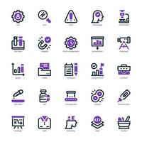 Research and Development Icon pack for your website design, logo, app, and user interface. Research and Development Icon mixed line and solid design. Vector graphics illustration and editable stroke.