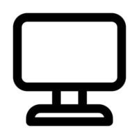 computer of user interface outline icon set vector