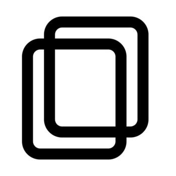 copy of user interface outline icon set vector