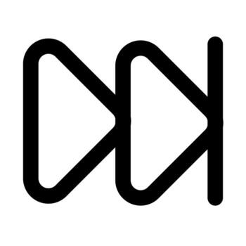 jump of user interface outline icon set vector