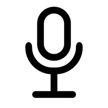 record of user interface outline icon set vector