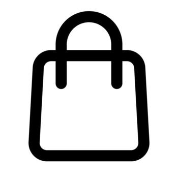 shopping of user interface outline icon set vector