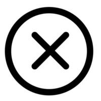 warning of user interface outline icon set vector