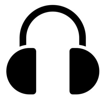 sound of user interface solid icon set vector