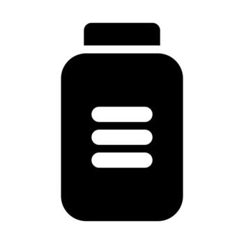 charge of user interface solid icon set vector