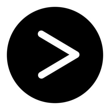 right of user interface solid icon set vector