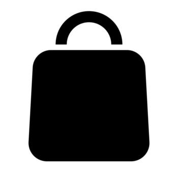 shopping of user interface solid icon set vector