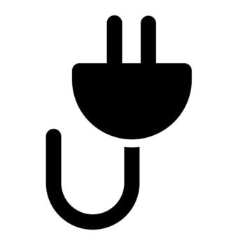 electricity of user interface solid icon set vector