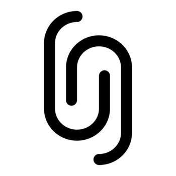 enlace de usuario interfaz sólido icono conjunto vector