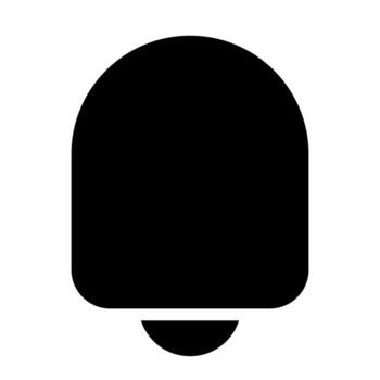 notification of user interface solid icon set vector