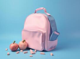 Back to school concept. Illustration photo