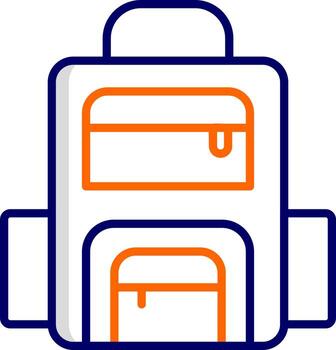 icono de vector de mochila