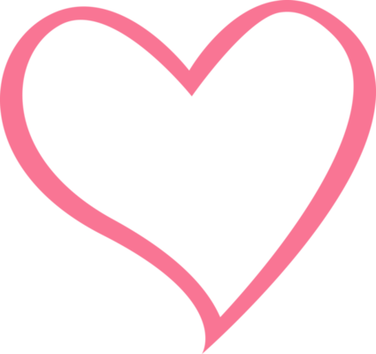 Pink Heart Clipart With No Background