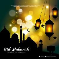 eid Mubarak , Ramadán fondo, eid Mubarak fondo, eid Mubarak saludo tarjeta, eid Mubarak antecedentes vector, eid Mubarak bandera plantilla, islámico antecedentes vector